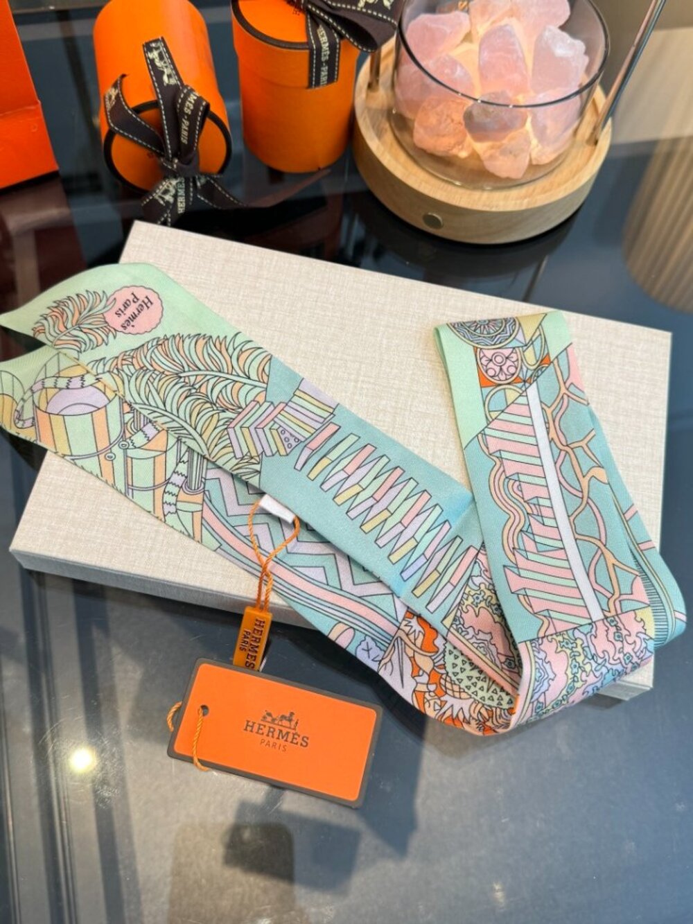 Hermes Twilly Scarf - Picture 3 of 8
